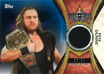 2020 Topps Road to WrestleMania - Superstar Mat Relics Blue #MR-PD Pete Dunne Front