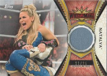 2020 Topps Road to WrestleMania - Superstar Mat Relics Silver #MR-NT Natalya Front