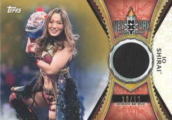 2020 Topps Road to WrestleMania - Superstar Mat Relics Gold #MR-IS Io Shirai Front