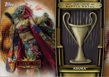 2020 Topps Road to WrestleMania - Women’s WrestleMania Battle Royal Commemorative Trophy Bronze #WCWR-AS Asuka Front