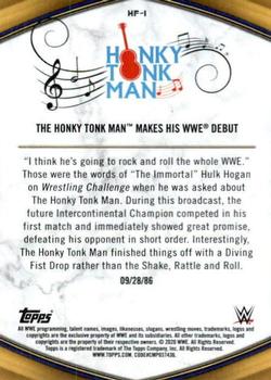 2020 Topps Road to WrestleMania - Hall of Fame Headliner Tribute #HF-1 The Honky Tonk Man Makes His WWE Debut Back