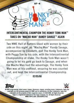 2020 Topps Road to WrestleMania - Hall of Fame Headliner Tribute #HF-4 Intercontinental Champion The Honky Tonk Man Takes on 