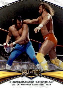 2020 Topps Road to WrestleMania - Hall of Fame Headliner Tribute #HF-4 Intercontinental Champion The Honky Tonk Man Takes on 