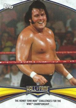 2020 Topps Road to WrestleMania - Hall of Fame Headliner Tribute #HF-7 The Honky Tonk Man Challenges for the WWE Championship Front