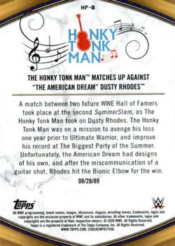 2020 Topps Road to WrestleMania - Hall of Fame Headliner Tribute #HF-8 The Honky Tonk Man Matches Up Against 