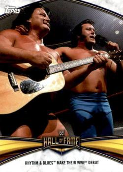 2020 Topps Road to WrestleMania - Hall of Fame Headliner Tribute #HF-9 Rhythm & Blues Make Their WWE Debut Front