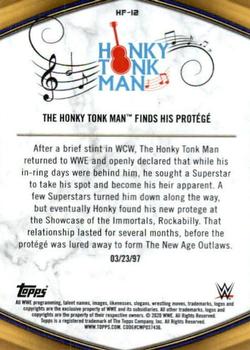 2020 Topps Road to WrestleMania - Hall of Fame Headliner Tribute #HF-12 The Honky Tonk Man Finds His Protégé Back