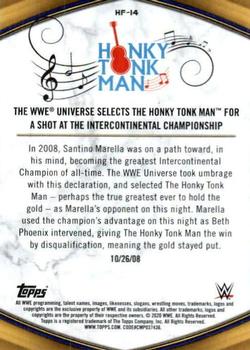 2020 Topps Road to WrestleMania - Hall of Fame Headliner Tribute #HF-14 The WWE Universe Selects The Honky Tonk Man for a Shot at the Intercontinental Championship Back