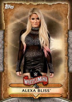 2020 Topps Road to WrestleMania - WrestleMania Roster #WM-3 Alexa Bliss Front