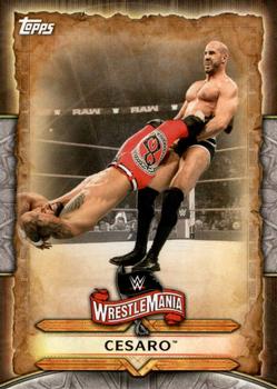 2020 Topps Road to WrestleMania - WrestleMania Roster #WM-18 Cesaro Front