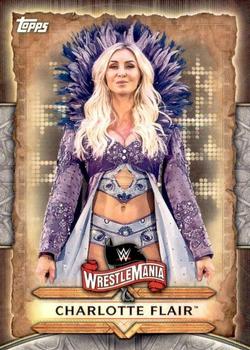 2020 Topps Road to WrestleMania - WrestleMania Roster #WM-19 Charlotte Flair Front
