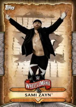 2020 Topps Road to WrestleMania - WrestleMania Roster #WM-43 Sami Zayn Front