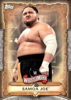 2020 Topps Road to WrestleMania - WrestleMania Roster #WM-44 Samoa Joe Front