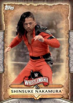 2020 Topps Road to WrestleMania - WrestleMania Roster #WM-46 Shinsuke Nakamura Front