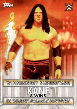 2020 Topps Road to WrestleMania - Winningest Superstars in WrestleMania History #WS-6 Kane Front