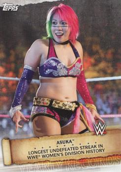 2020 Topps Road to WrestleMania - Yearly Records #YR-1 Asuka Front