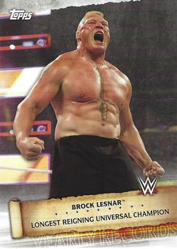 2020 Topps Road to WrestleMania - Yearly Records #YR-3 Brock Lesnar Front