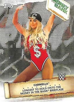 2020 Topps Road to WrestleMania - Yearly Records #YR-4 Carmella Front