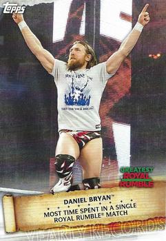 2020 Topps Road to WrestleMania - Yearly Records #YR-6 Daniel Bryan Front