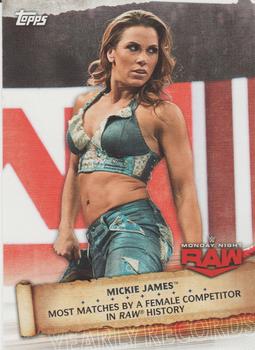 2020 Topps Road to WrestleMania - Yearly Records #YR-8 Mickie James Front
