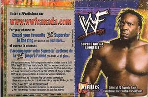 2002 Doritos WWF Super Star Cards #4 Booker T Front