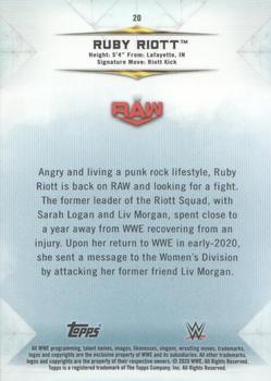 2020 Topps WWE Undisputed #20 Ruby Riott Back