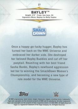 2020 Topps WWE Undisputed #27 Bayley Back