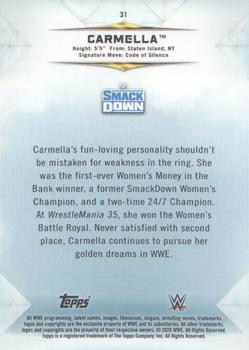 2020 Topps WWE Undisputed #31 Carmella Back