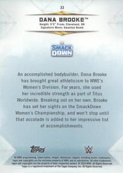 2020 Topps WWE Undisputed #33 Dana Brooke Back