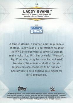 2020 Topps WWE Undisputed #39 Lacey Evans Back