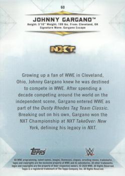 2020 Topps WWE Undisputed #60 Johnny Gargano Back