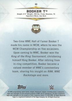 2020 Topps WWE Undisputed #80 Booker T Back