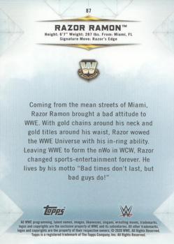 2020 Topps WWE Undisputed #87 Razor Ramon Back