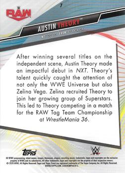 2020 Topps WWE Finest #7 Austin Theory Back