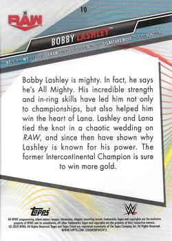 2020 Topps WWE Finest #10 Bobby Lashley Back