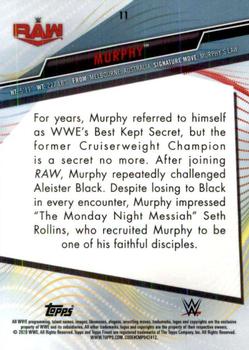 2020 Topps WWE Finest #11 Murphy Back