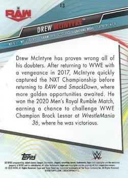 2020 Topps WWE Finest #13 Drew McIntyre Back