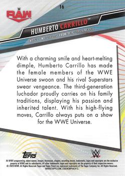 2020 Topps WWE Finest #16 Humberto Carrillo Back