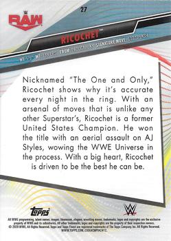 2020 Topps WWE Finest #27 Ricochet Back