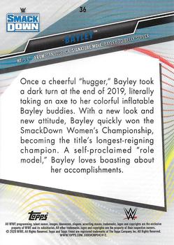 2020 Topps WWE Finest #36 Bayley Back