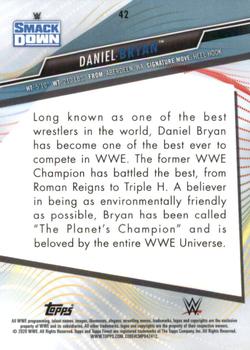 2020 Topps WWE Finest #42 Daniel Bryan Back