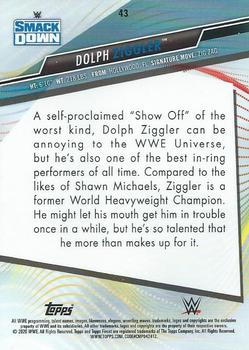 2020 Topps WWE Finest #43 Dolph Ziggler Back