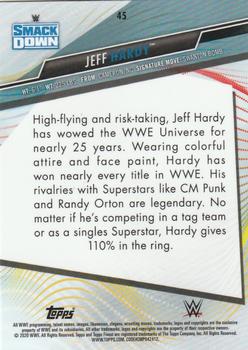 2020 Topps WWE Finest #45 Jeff Hardy Back