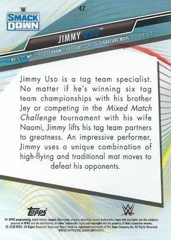2020 Topps WWE Finest #47 Jimmy Uso Back
