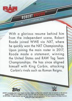 2020 Topps WWE Finest #59 Robert Roode Back