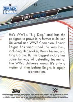 2020 Topps WWE Finest #60 Roman Reigns Back