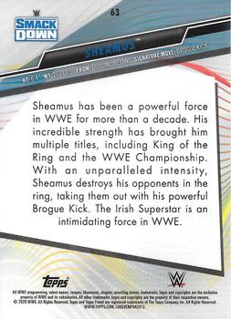 2020 Topps WWE Finest #63 Sheamus Back