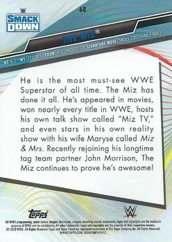 2020 Topps WWE Finest #68 The Miz Back