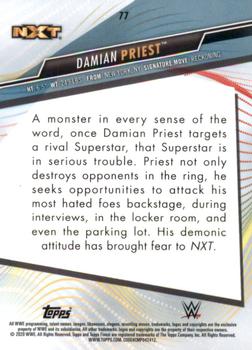 2020 Topps WWE Finest #77 Damian Priest Back