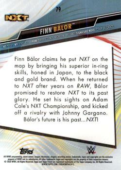 2020 Topps WWE Finest #79 Finn Bálor Back
